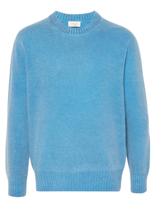 ALTEA Maglione in lana vergine azzurro